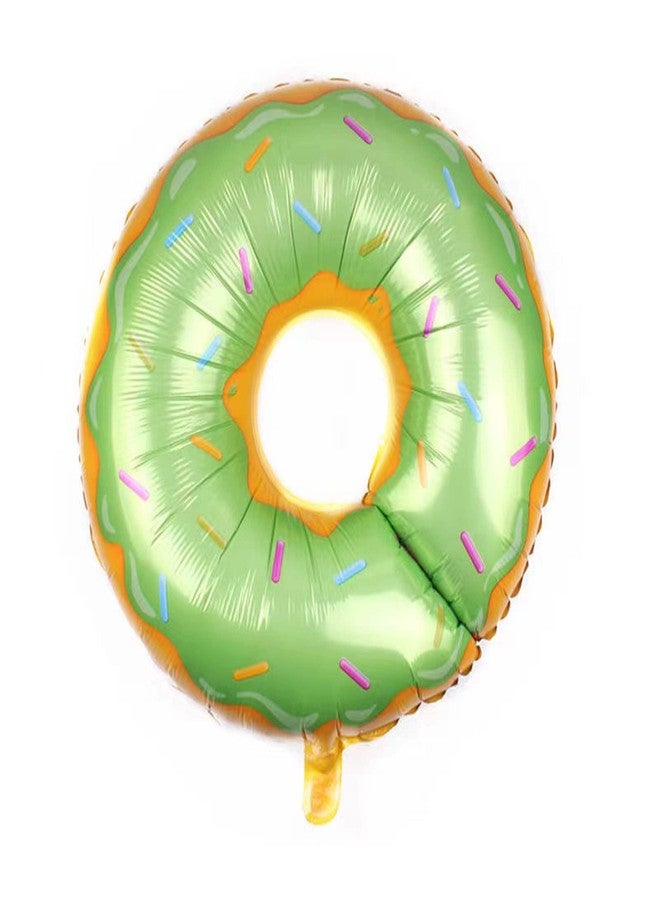 LYK 5PCS Multicolor Donut Shaped Aluminum Foil Mylar Balloons for Donut Theme Birthday Decoration, Baby Shower, Wedding - Image 4